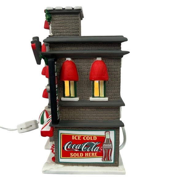 Coca Cola Town Square Collection Leaning Tower Pizza Parlor Restaurant Lighted - Picture 5 of 16